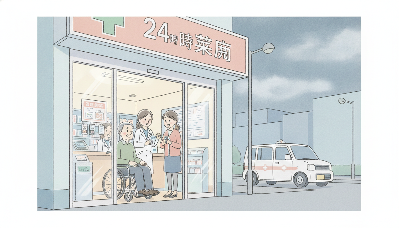 在宅医療・終末期に対応する24時間薬局