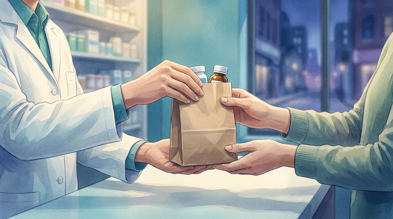 24時間薬局とは?深夜・休日に薬を受け取る方法と費用を解説